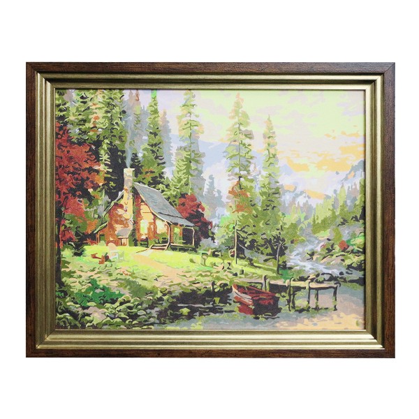 Oil Painting Frame-กรอบรูปภาพสีน้ำมัน-ภาพสีน้ำมัน-Custom Framing-Oil Painting